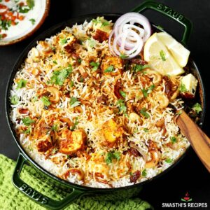 How to cook Easy Paneer Biryani Recipe