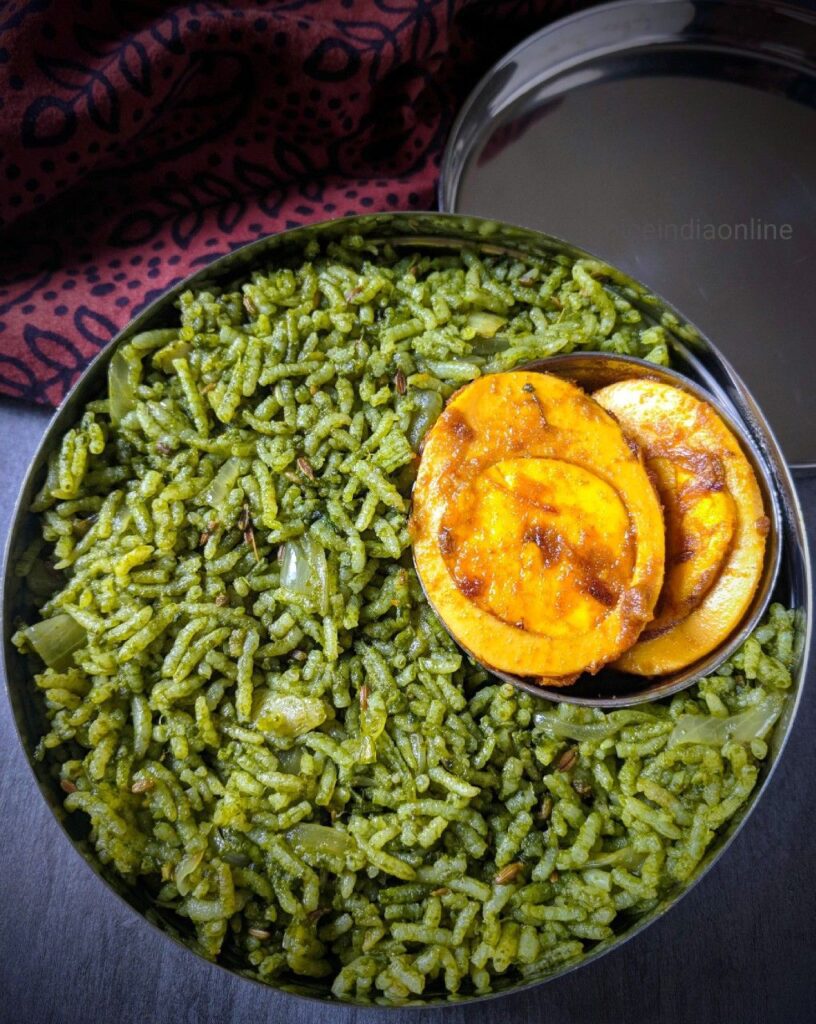 palak paratha recipe